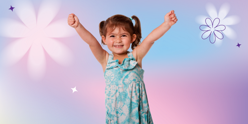 young toddler celebrating | Sweet & Sassy